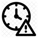 Session Expired Timeout Clock Warning Icon