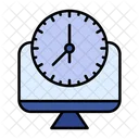 Discussion Laptop Online Icon