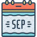 Setembro Calendario Data Icon