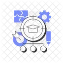 Set Goals Increase Performance Icon