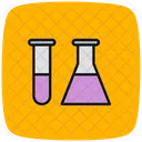 Quimica Conjunto Tubo Quimico Icono