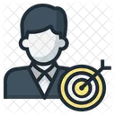 Set Goal Goal Target Icon