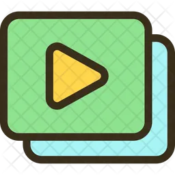 Set of video files  Icon