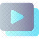 Set of video files  Icon