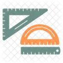 Set Square Civil Engineering School Icon