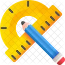 Set Square Ruler Degree Square Icon