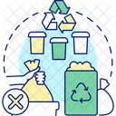 Set up recycling bins  Icon