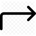 Interface Setas Curvar Direita Seta Curvar Curva Mudar Direcao De Cima Para Direita Icon
