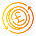Seta Circular Troca Dinheiro Ícone