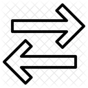 Seta De Transferencia Transferencia Esquerda Ícone