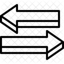 Seta De Transferencia Repetir Assinar Ícone