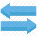 Seta De Transferencia Repetir Assinar Ícone
