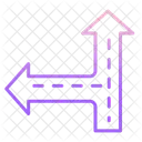 Seta Do Mapa De Direcao Seta De Direcao Da Estrada Seta De Direcao Do Caminho Ícone