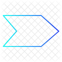Icone De Seta Para A Direita Ícone