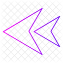 Icone De Seta Para A Esquerda Ícone