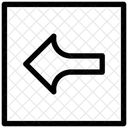 Seta para a esquerda  Ícone