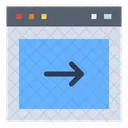 Seta Para Direita Avancar Proximo Icon