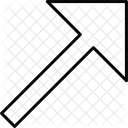 Seta Para Cima Direita Seta Direita Ícone