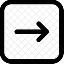 Seta Quadrada Direcao Seta Ícone