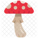 Toadstool Veneno Bosque Icono