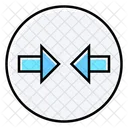 Setas opostas  Icon