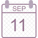 Setembro Calendario Data Icon