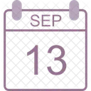 Setembro Calendario Data Icon