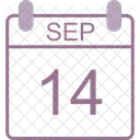 Setembro Calendario Data Icon