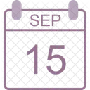 Setembro Calendario Data Icon