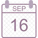 Setembro Calendario Data Icon