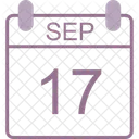 Setembro Calendario Data Icon