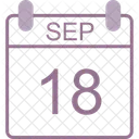 Setembro Calendario Data Icon