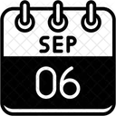 Setembro Dias Do Calendario Hora E Data Icon