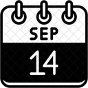 Setembro Dias Do Calendario Hora E Data Icon
