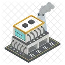 Fabrica Industria Moinho Ícone