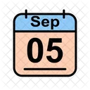 Settembre Calendario Data Icon