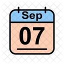 Settembre Calendario Data Icon