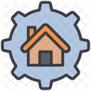 Real Estate Building Setting Icon