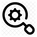 Setting Gear Search Icon