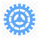 Gear Wheel Machine Icon
