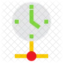 Sharing Clock Time Icon