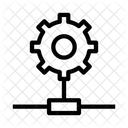 Setting Network Cogwheel Icon