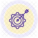 Setting Business Goal Business Goal Planning Icon