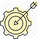 Setting Business Goal Business Goal Planning Icon