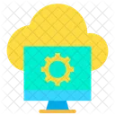Cloud Setting Computer Icon