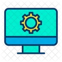 Computer Configuration Gear Icon