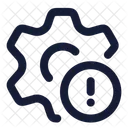 Setting Error Setting Warning Configuration Error Icon