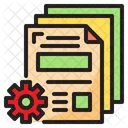 Setting Gear Document Icon