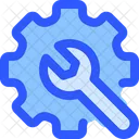 Help Support Setting Gear Icon