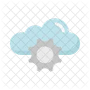 Setting Cloud Computing Cloud Service Icon